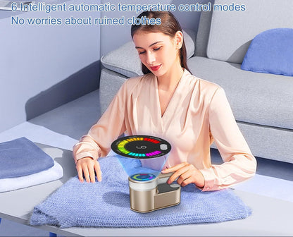 Portable travel steam iron, 1,200 W, with 6 modes and AU plug