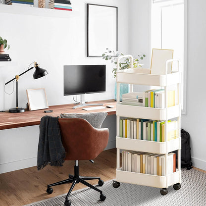 Rolling serving trolleys with wheels and a handle – Veyora
