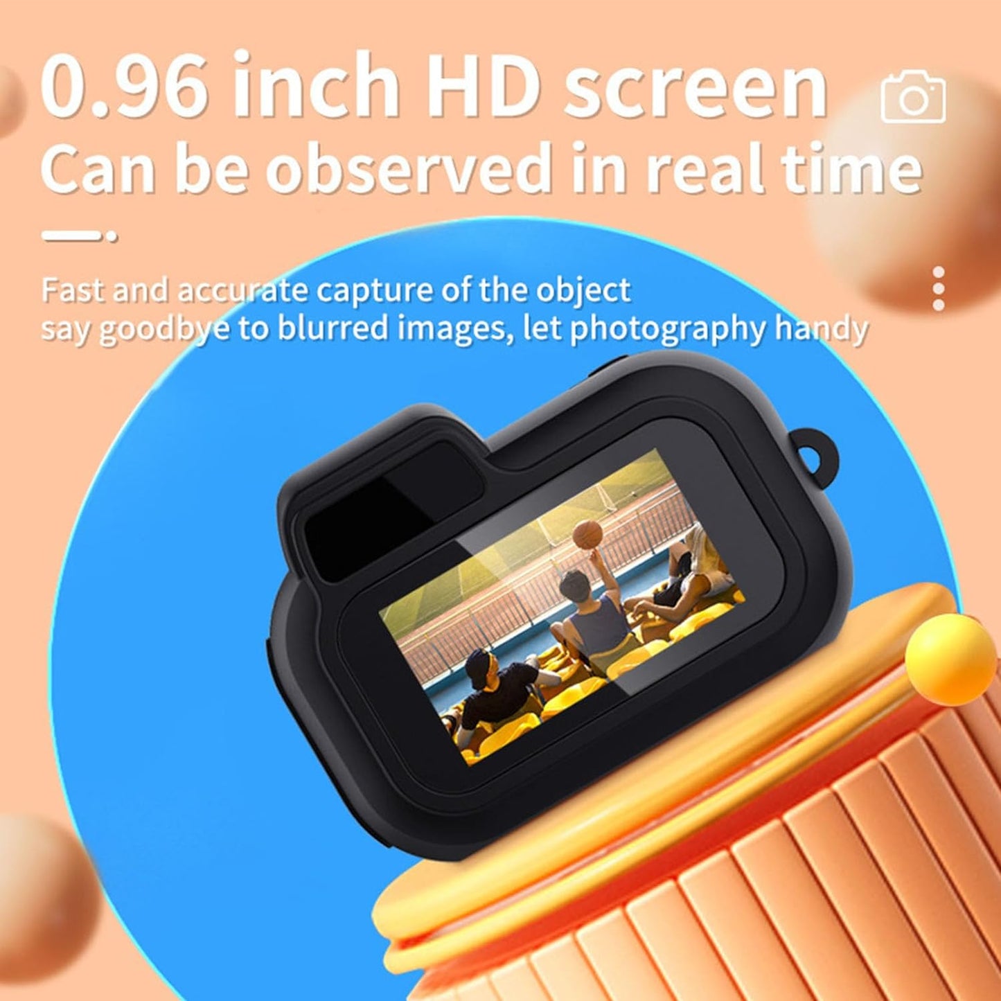 Mini digital camera 1080p colour screen and 100-minute battery life – Lurevo (1+1 FREE)