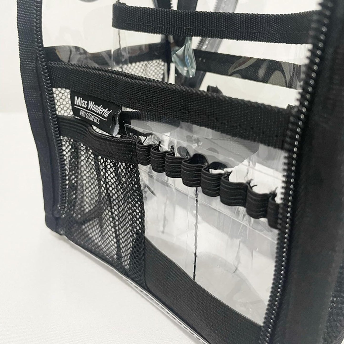 Large transparent PVC make-up bag for travel and daily use – Aveline