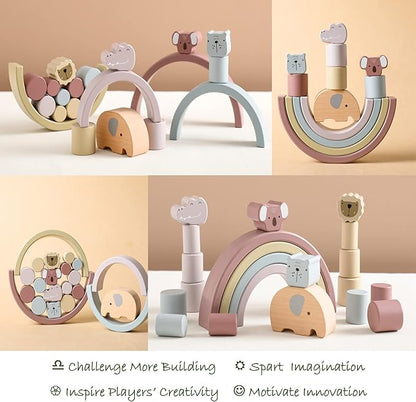 Montessori Wooden Playset – Buildoro