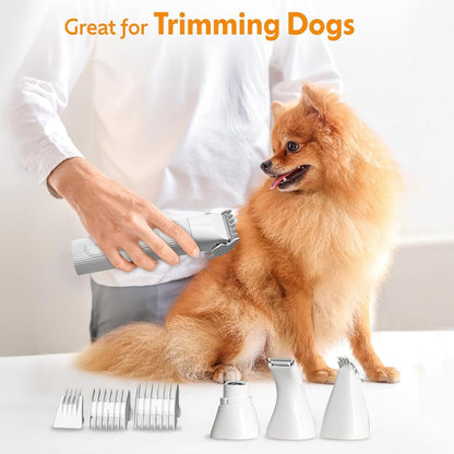4-in-1 cordless pet grooming trimmer with nail grinder – Velporo