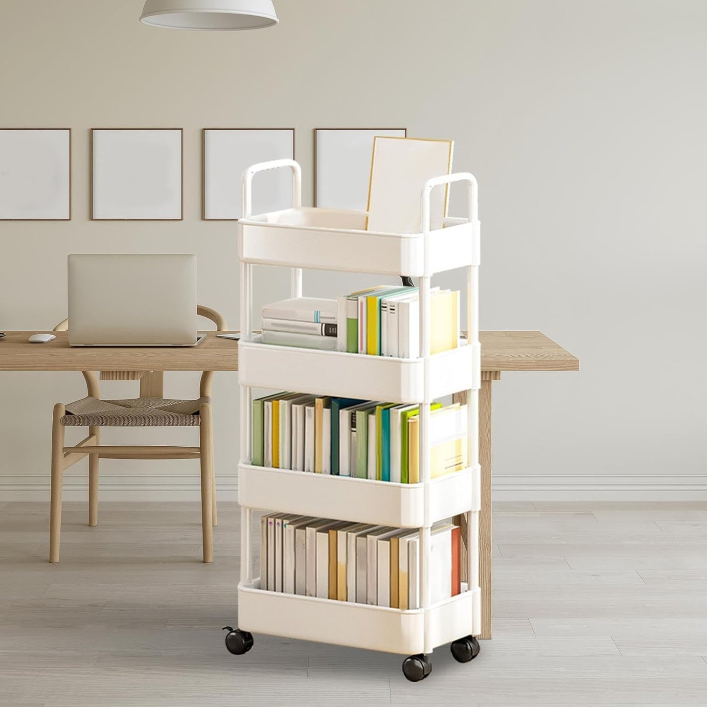 Rolling serving trolleys with wheels and a handle – Veyora