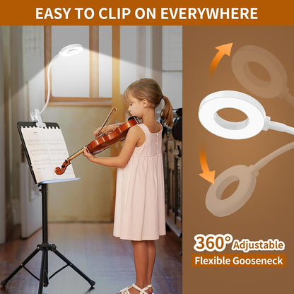 LED clip-on desk lamp with 3 colour modes and flexible gooseneck – Selvara (Buy 1 Get 1 Free)