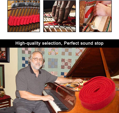 Professional 16-piece piano tuning kit with storage pouch – Arvena