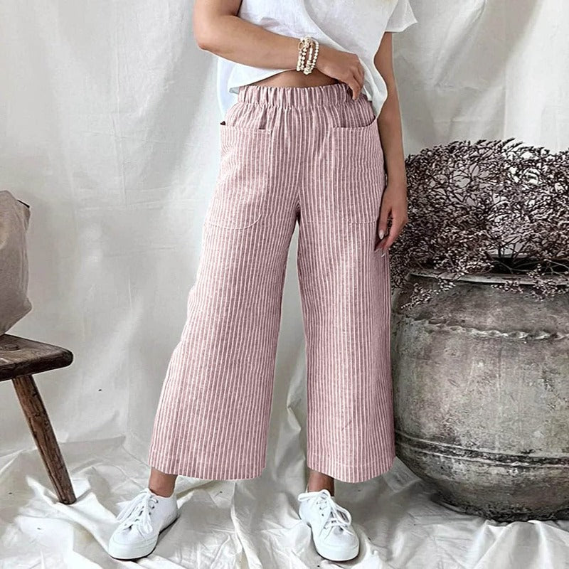 Premium Linen Trousers for Women - Sophia