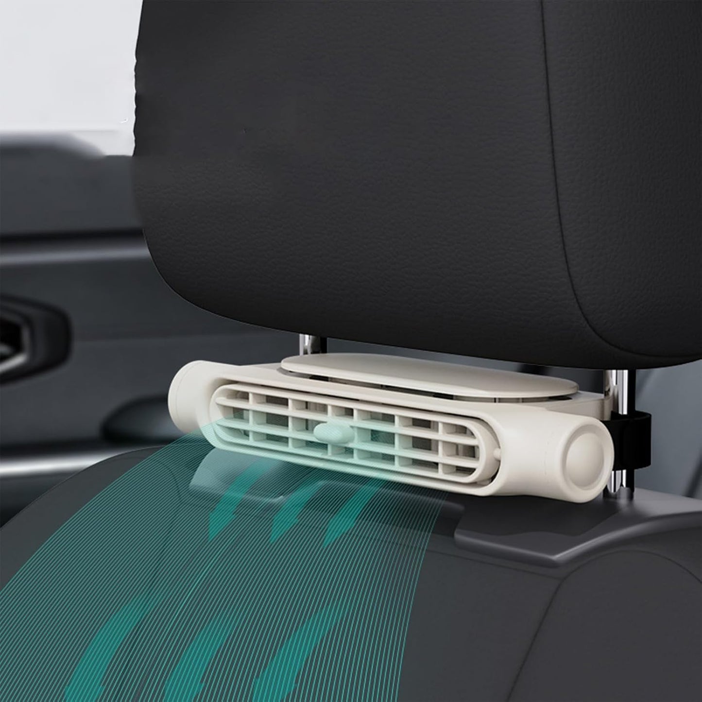 3-Speed USB Car Cooling Fan & Headrest Mount – AutoBreeze (1+1 FREE)