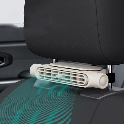 3-Speed USB Car Cooling Fan & Headrest Mount – AutoBreeze (1+1 FREE)