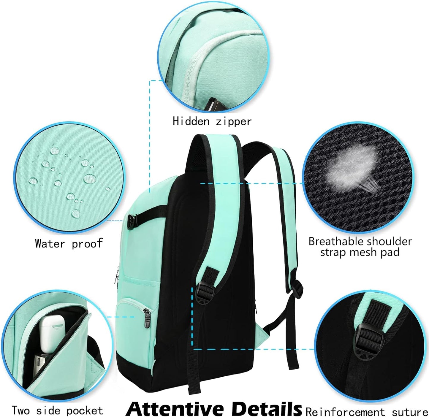 Dun 15.6" travel and work laptop rucksack with organiser compartments