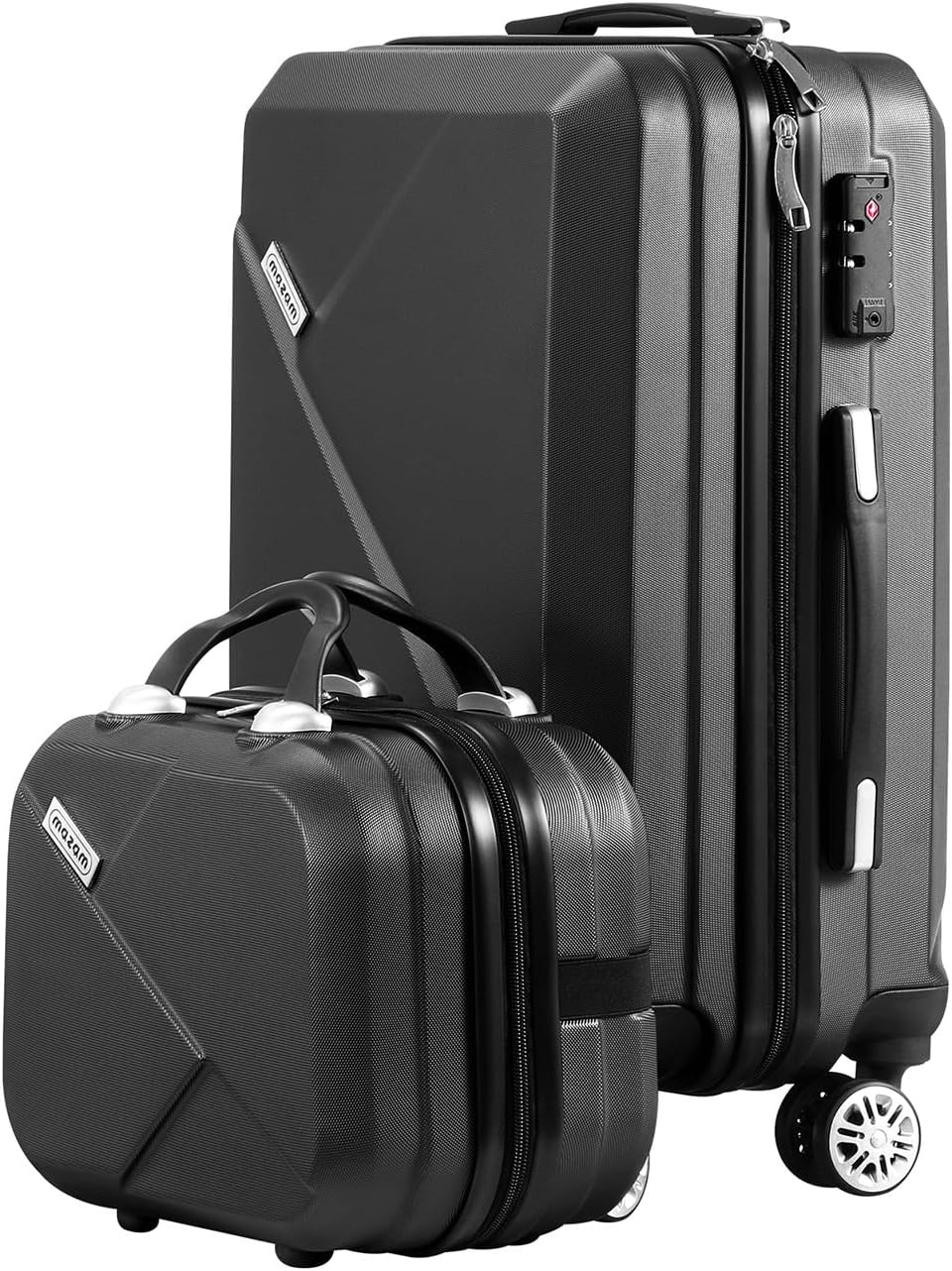 2-piece ABS hard-shell luggage set with TSA-approved lock & 360° spinner wheels