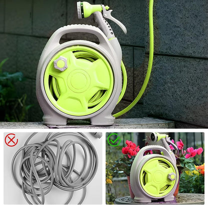 Compact garden hose reel with 15 m hose – Corvina