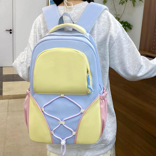 School backpack set – large-capacity backpack for pupils with pencil case and pockets – Nivora