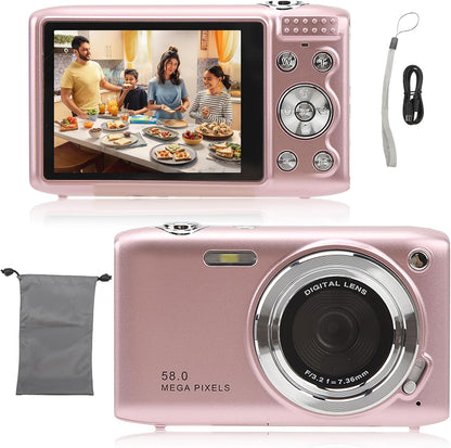 4K compact digital camera with 58 MP photos and 16x zoom – Lumora