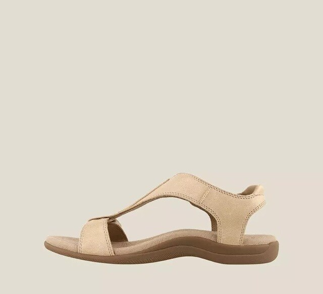 Orthopaedic ladies' sandals with wedge heel & comfort sole – Eleni