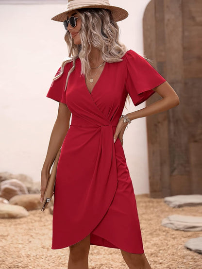 Trendy Wrap Dress - Serafina