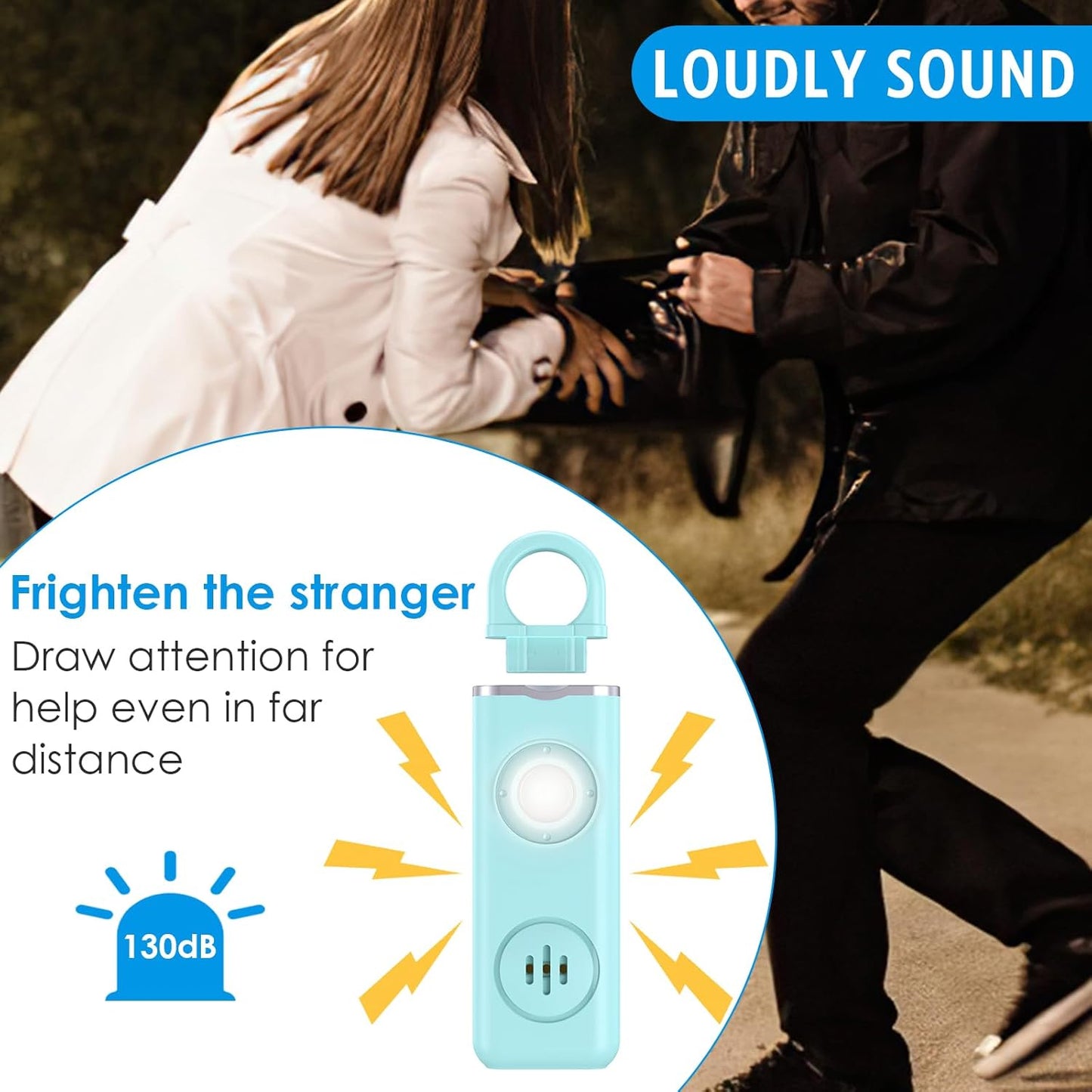 Personal alarm keyring 1+1 FREE – Veyora