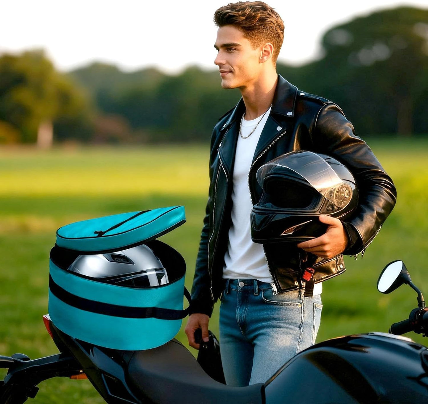 Waterproof Oxford helmet bag with impact protection – Veynar