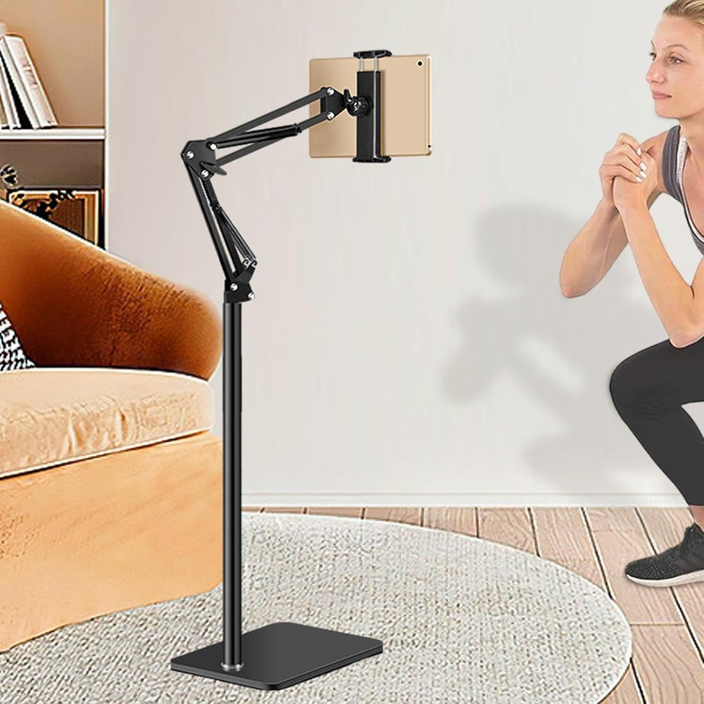 Adjustable 360° floor stand for phones and tablets – Movira