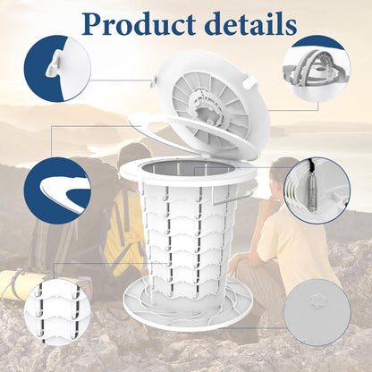 Portable toilet with adjustable height – CampMate