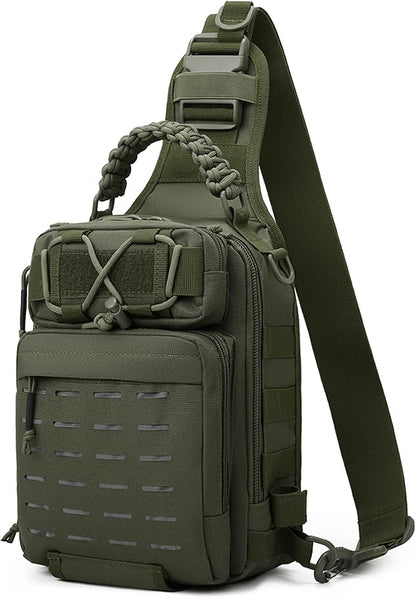 Fishing sling bag with multiple pockets for storing fishing gear – Arvion