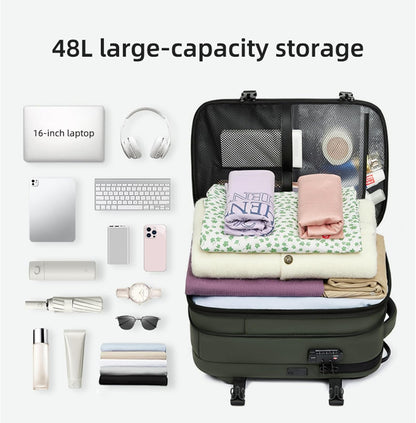 Expandable, waterproof travel rucksack with vacuum compression – Arvid