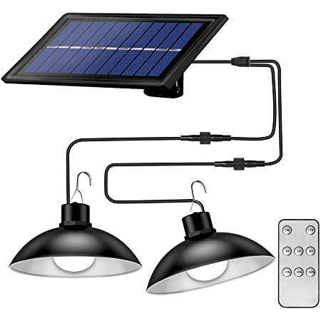 Wireless Solar LED Lamp Set with Remote Control – TwinRay