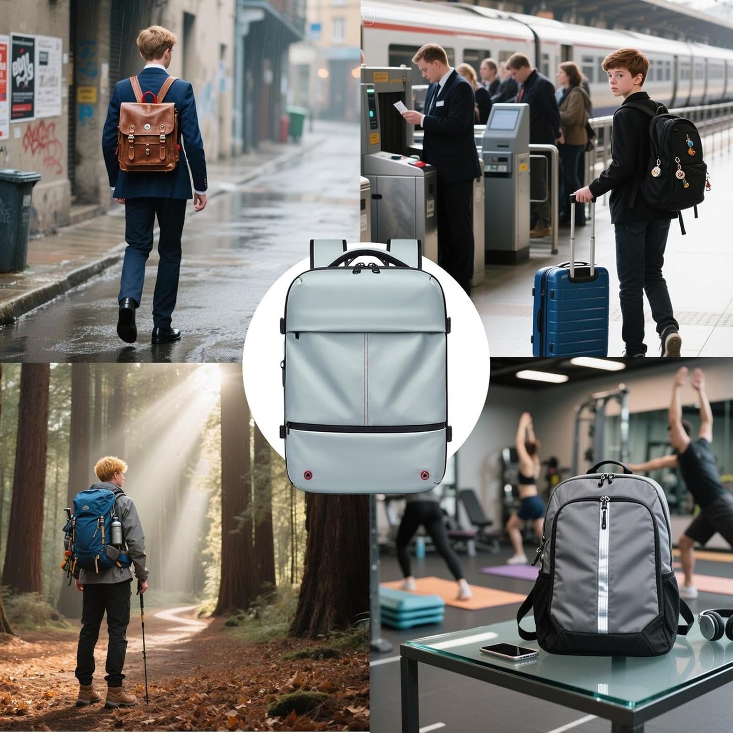 Expandable, waterproof travel rucksack with vacuum compression – Arvid