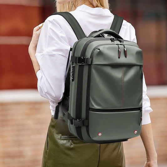 Vacuum Cleaner Backpack – Expandable 60L Waterproof Travel Bag with Laptop Compartment – Trivora