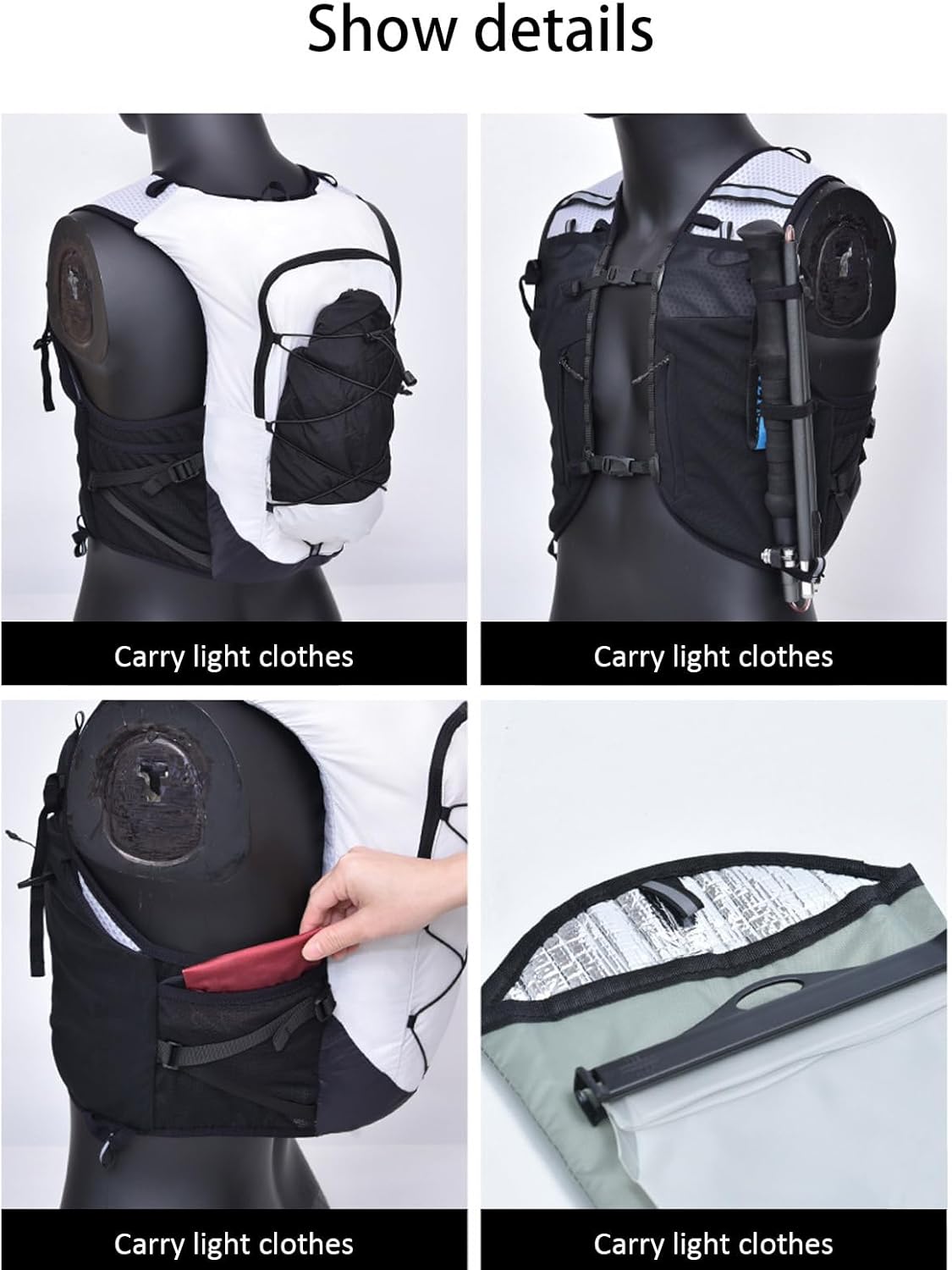 Running Vest Backpack – Lightweight Hydration Pack for Trails and Cycling – Alvory