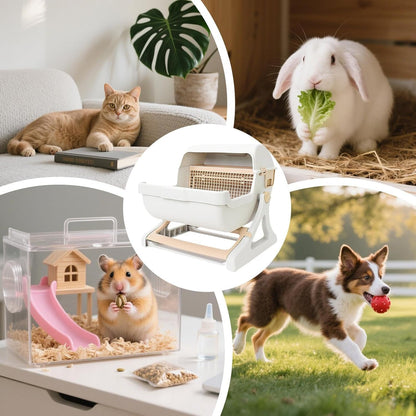Automatic odourless cat litter tray with open design – Felvora