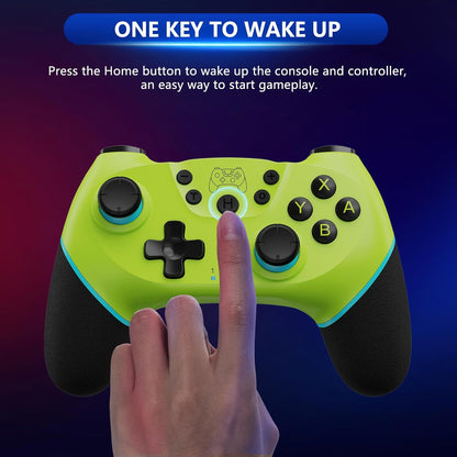 Wireless Switch controller with Hall-effect joysticks and turbo function – Nexora