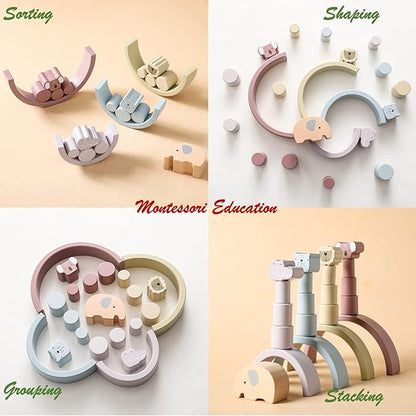 Montessori Wooden Playset – Buildoro