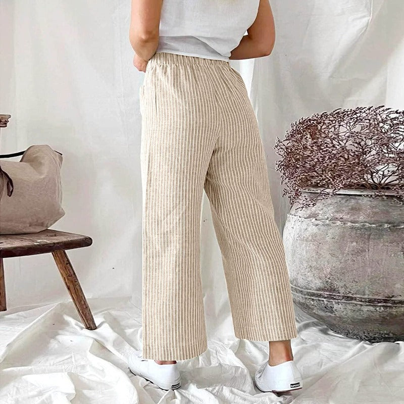 Premium Linen Trousers for Women - Sophia