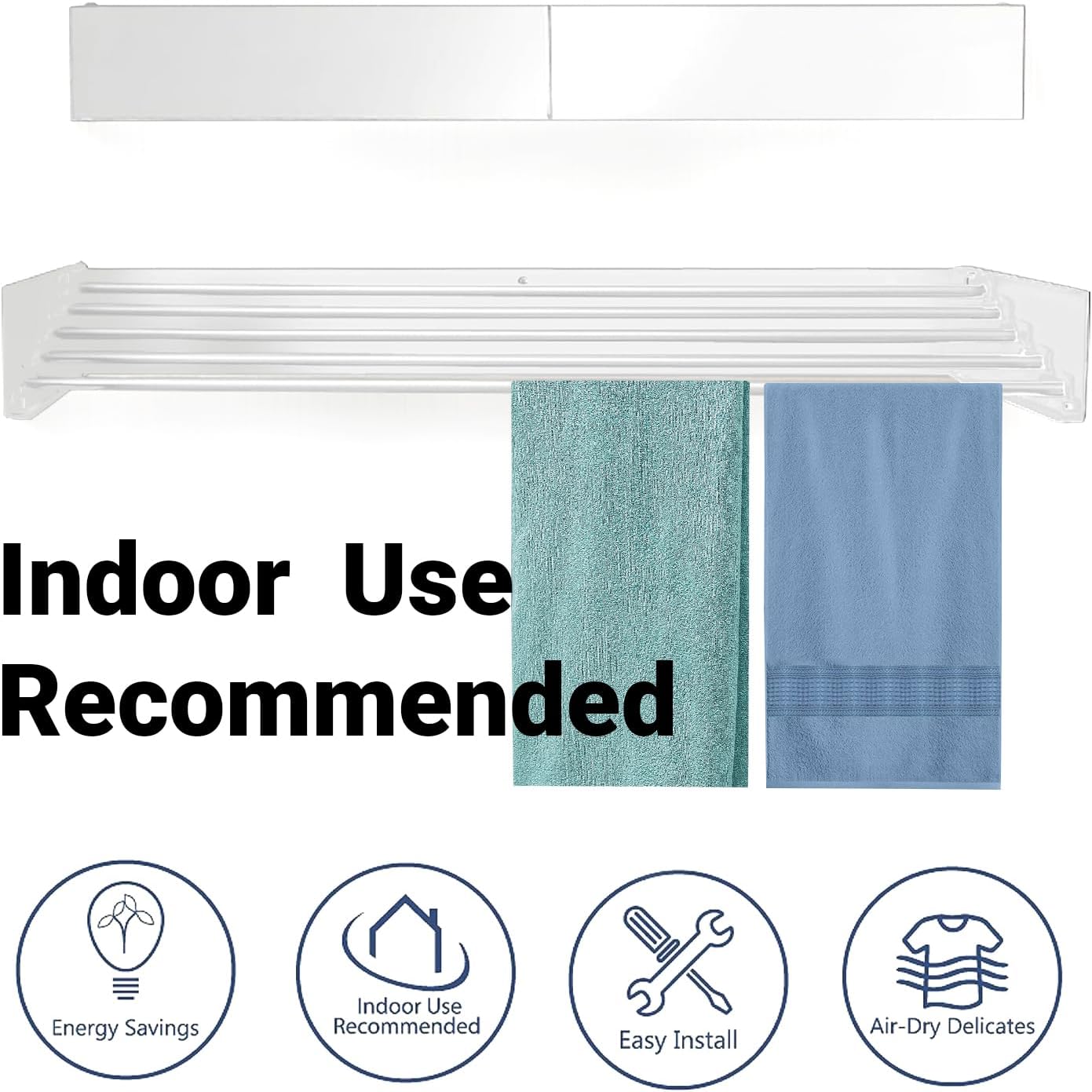 Wall-mounted foldaway clothes airer – DryWall