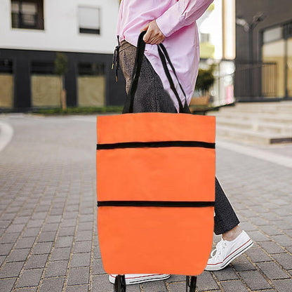 Large Foldable Shopping Bag with Wheels, Reusable Shopping Bag (1+1 FREE) – Veytra