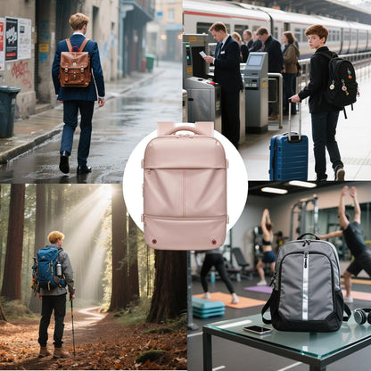 Expandable, waterproof travel rucksack with vacuum compression – Arvid