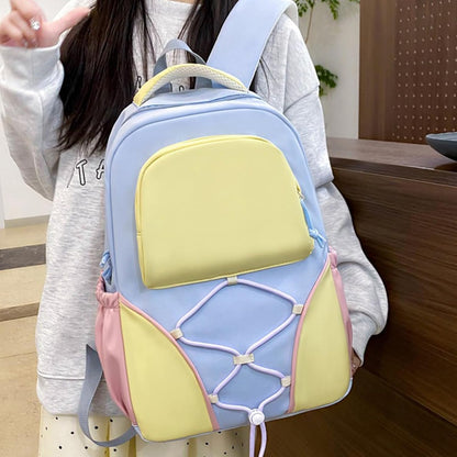 School backpack set – large-capacity backpack for pupils with pencil case and pockets – Nivora