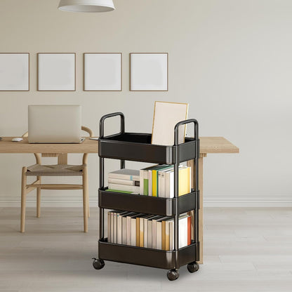 Rolling serving trolleys with wheels and a handle – Veyora