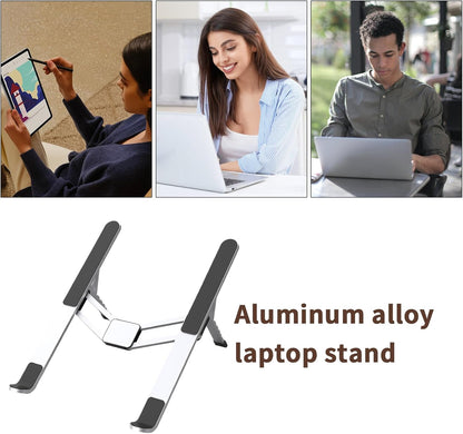 Adjustable laptop stand – foldable cooling stand for laptops, for office and travel – Orvane