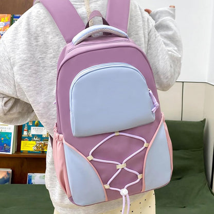 School backpack set – large-capacity backpack for pupils with pencil case and pockets – Nivora