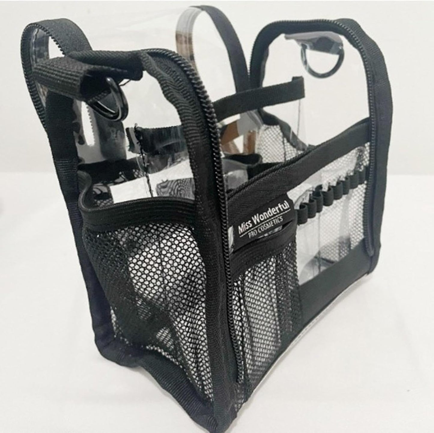 Large transparent PVC make-up bag for travel and daily use – Aveline