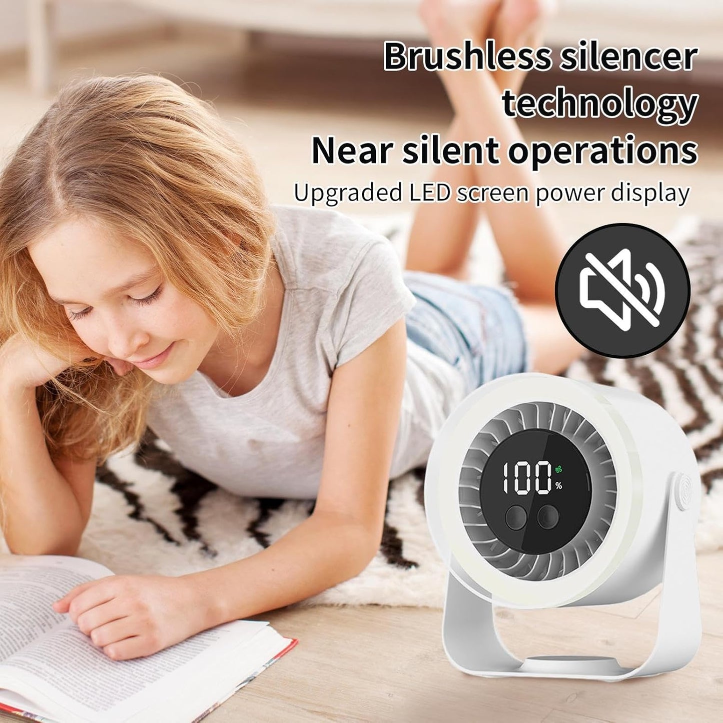 Quiet table fan – Auralis