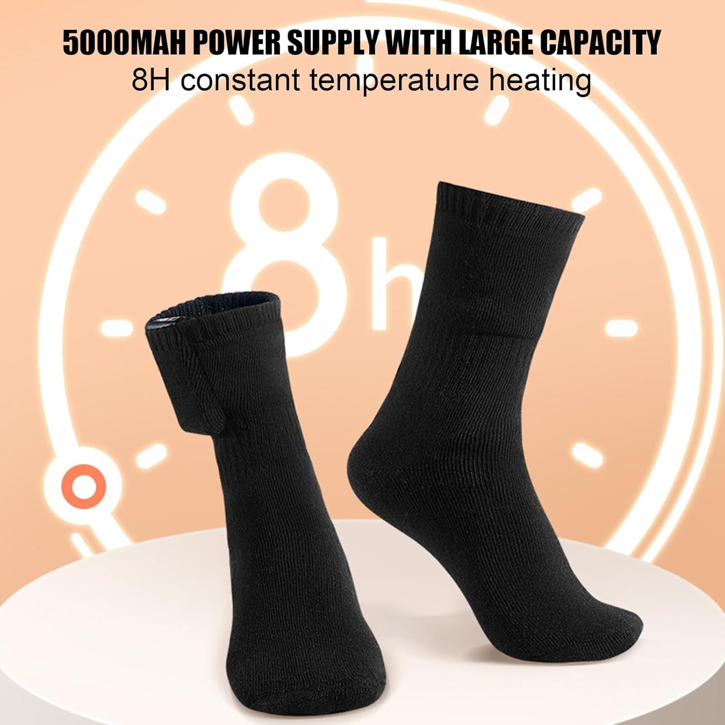 USB-heated socks for cold weather – buy one, get one free – Jorven