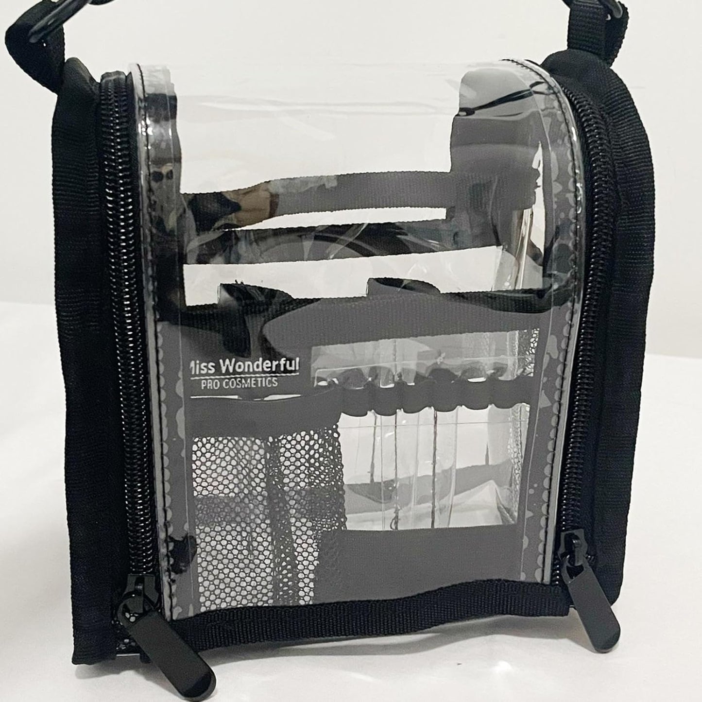 Large transparent PVC make-up bag for travel and daily use – Aveline
