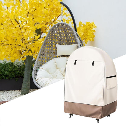 Waterproof egg chair cover with double zip – Solara