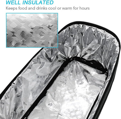 8L insulated pannier for rear rack with shoulder strap – Trevilo