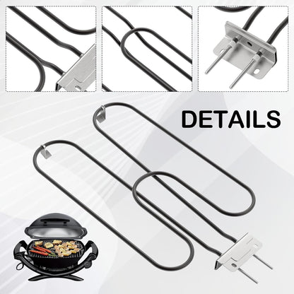 High-performance stainless-steel grill heating coil 2200 W for outdoor electric BBQ – Zeythra
