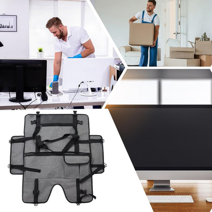 Portable monitor bag – protective, dustproof screen sleeve with flannel lining – Veynor