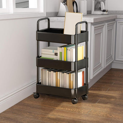 Rolling serving trolleys with wheels and a handle – Veyora