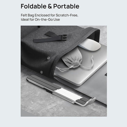 Adjustable laptop stand – foldable cooling stand for laptops, for office and travel – Orvane